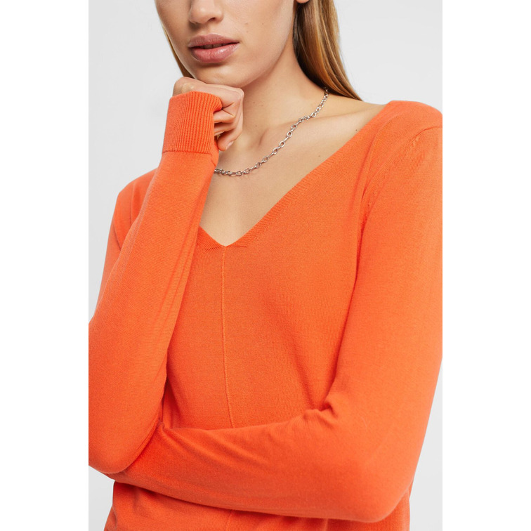 JERSEY CON CUELLO EN PICO MUJER ESPRIT