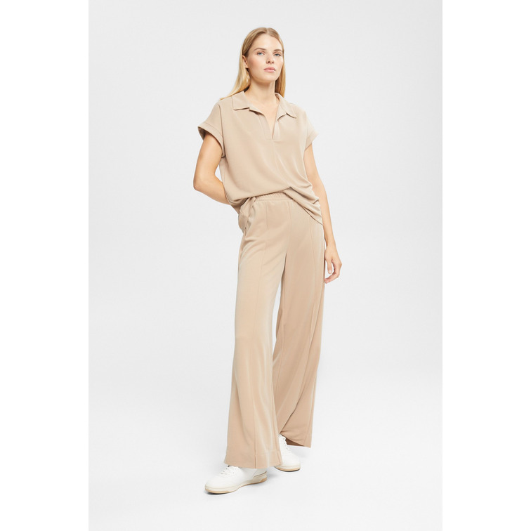 CAMISETA CON CUELLO POLO MUJER ESPRIT