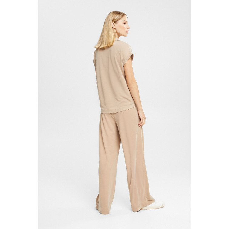 CAMISETA CON CUELLO POLO MUJER ESPRIT