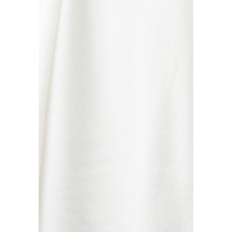 BLUSA DE CREPÉ MUJER ESPRIT CON CUELLO V