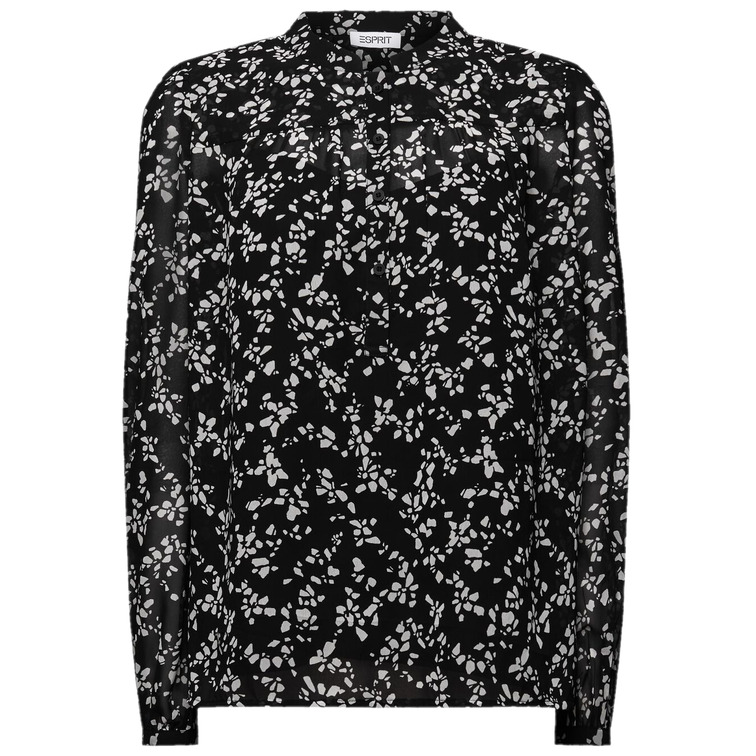BLUSA DE GASA CON ESTAMPADO MUJER ESPRIT