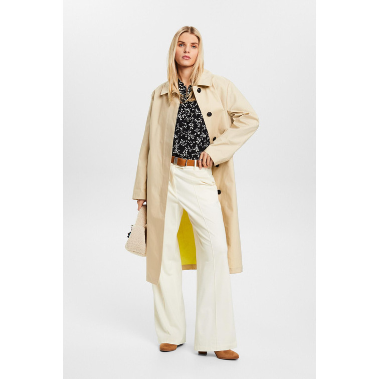 BLUSA DE GASA CON ESTAMPADO MUJER ESPRIT