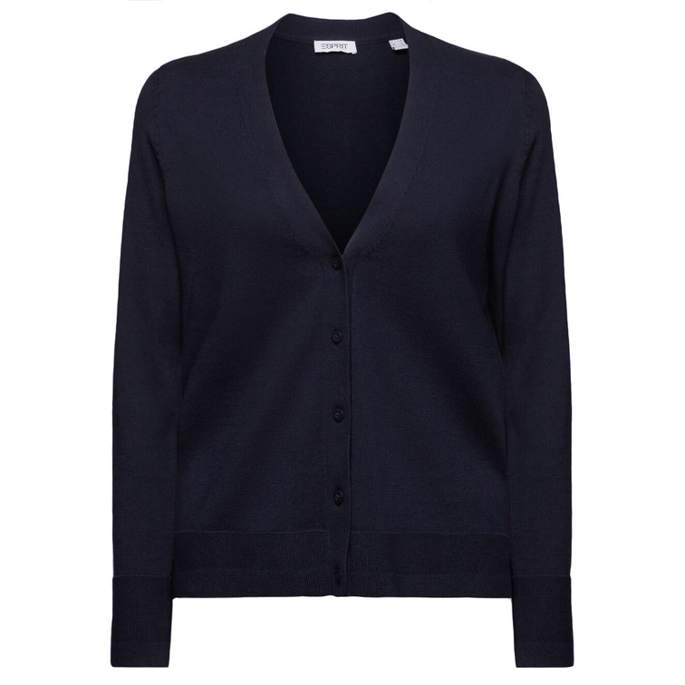 CHAQUETA DE ALGODÓN CON ESCOTE EN PICO MUJER ESPRIT