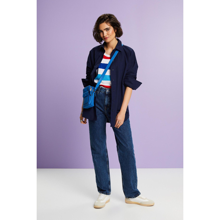 CAMISETA DE TEJIDO JERSEY A RAYAS MUJER ESPRIT