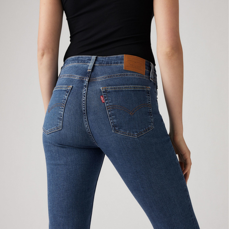 VAQUERO MUJER  LEVI'S 726 HR FLARE BLUE WAVE MID
