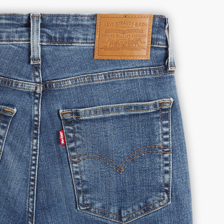 VAQUERO MUJER  LEVI'S 726 HR FLARE BLUE WAVE MID