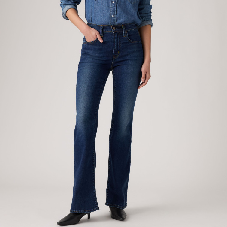 VAQUERO MUJER  LEVI'S 726 HR FLARE TRUE BLUE DARK