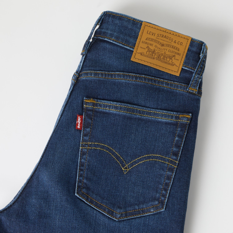VAQUERO MUJER  LEVI'S 726 HR FLARE TRUE BLUE DARK
