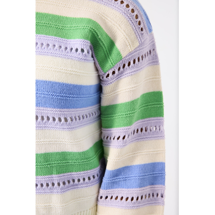 JERSEY CALADO NIÑA GARCIA JEANS A RAYAS