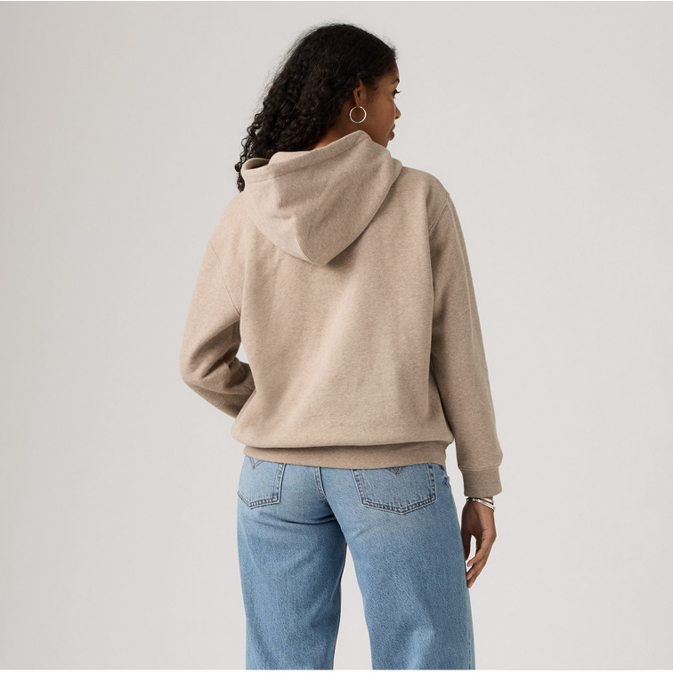 SUDADERA MUJER  LEVI'S EVERYDAY HOODIE TAUPE GRAY HEA