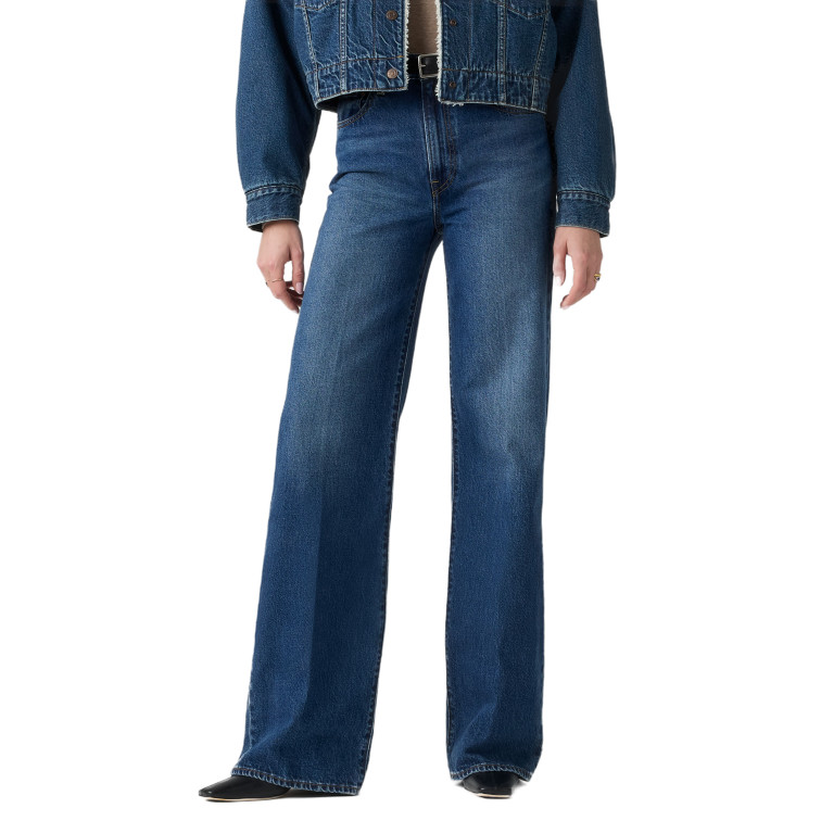 VAQUERO MUJER  LEVI'S RIBCAGE WIDE LEG H223 MAYBE AN