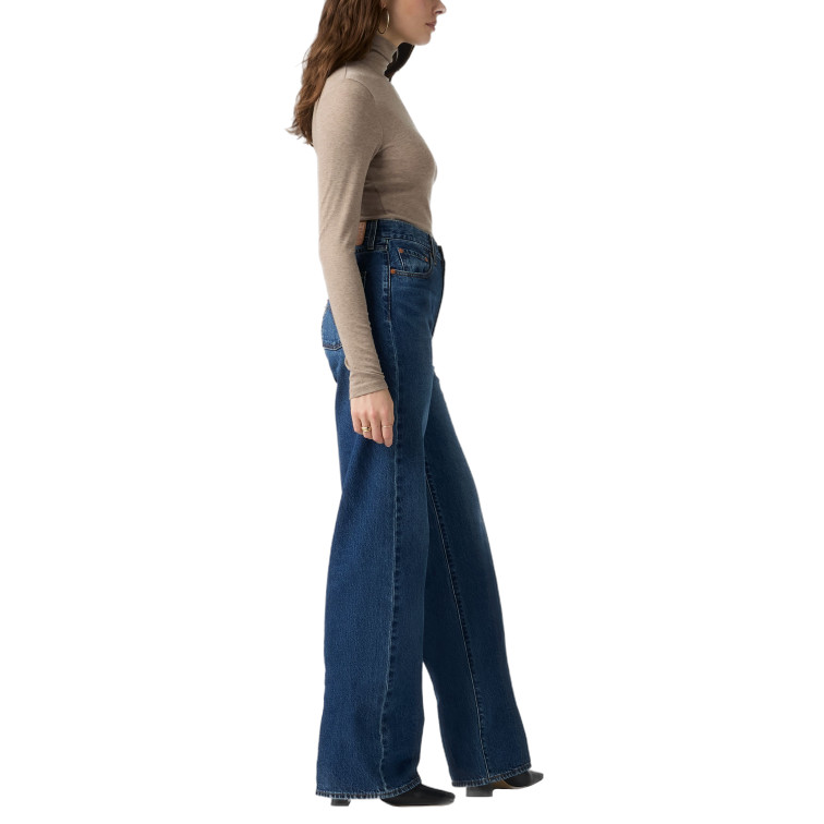 VAQUERO MUJER  LEVI'S RIBCAGE WIDE LEG H223 MAYBE AN