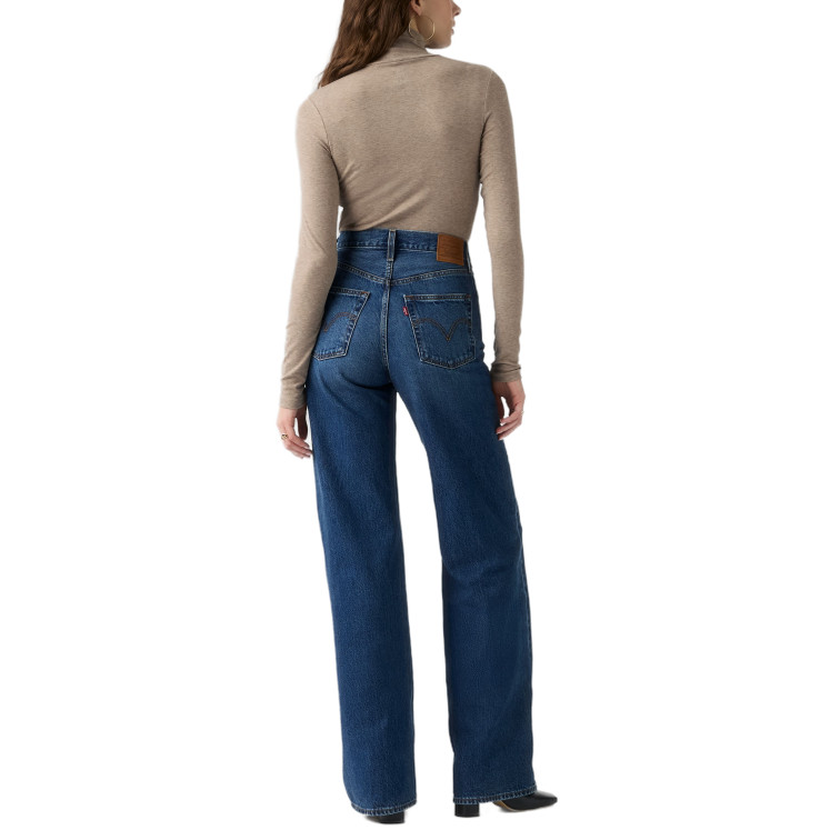 VAQUERO MUJER  LEVI'S RIBCAGE WIDE LEG H223 MAYBE AN