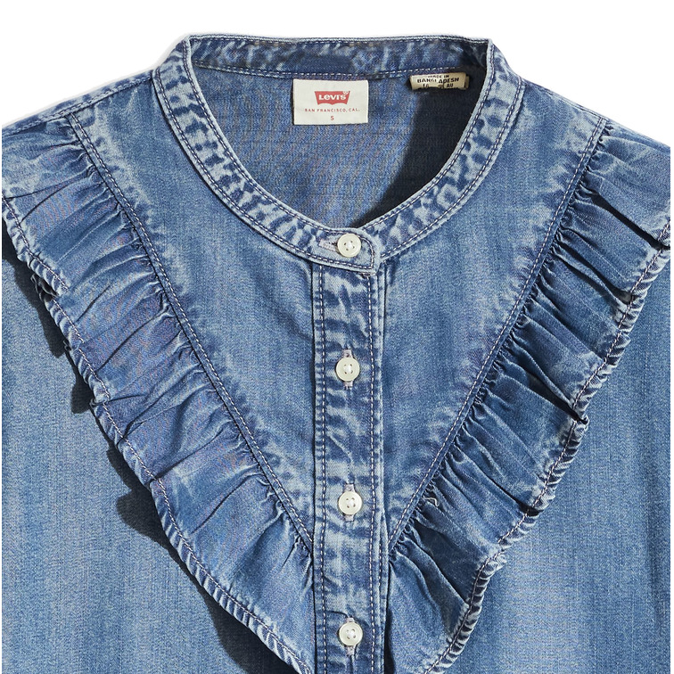 CAMISA MUJER  LEVIS CARINNA BLOUSE DENIM IN PATCHE