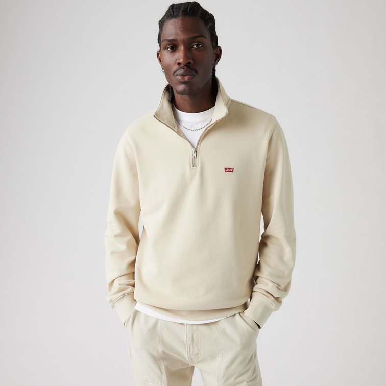 SUDADERA HOMBRE  LEVI'S ORIGINAL HM 1/4 ZIP FOG