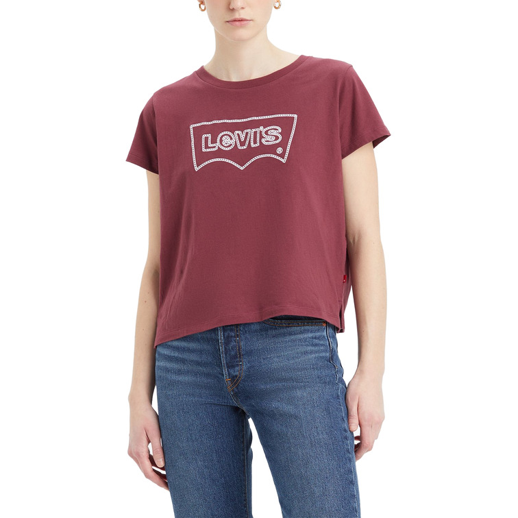 CAMISETA MUJER LEVIS FIT BOXY LOGO FANTASÍA