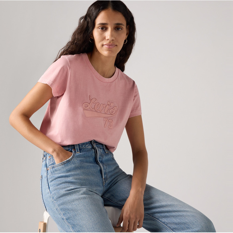 CAMISETA MUJER LEVIS LOGO VINTAGE FIT BOXY