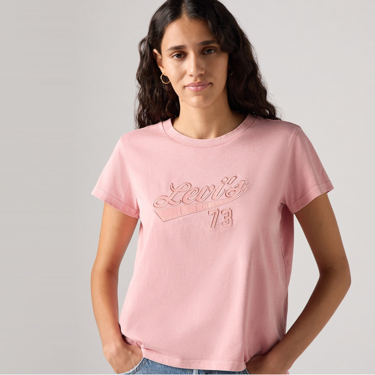 CAMISETA MUJER LEVIS LOGO VINTAGE FIT BOXY
