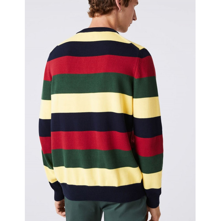 JERSEY ESTAMPADO A RAYAS MULTICOLORES HOMBRE LACOSTE
