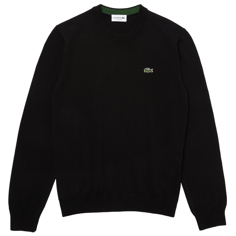 JERSEY CUELLO REDONDO HOMBRE LACOSTE EN ALGODÓN ECOLÓGICO