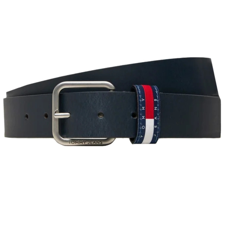 CINTURON DE PIEL HOMBRE TOMMY JEANS RYAN HEBILLA CUADRADA