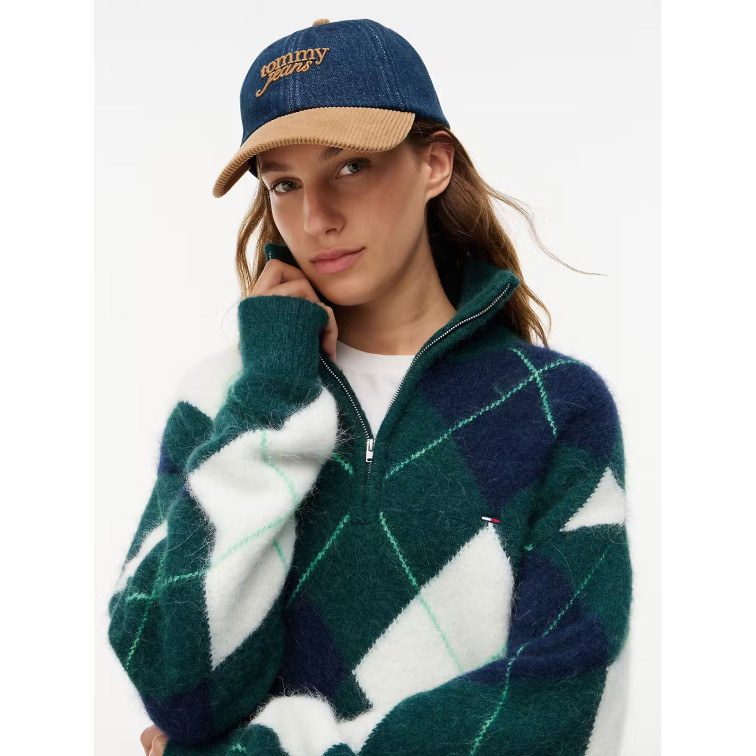  TOMMY HILFIGER TJW DENIM SCRIPT CAP
