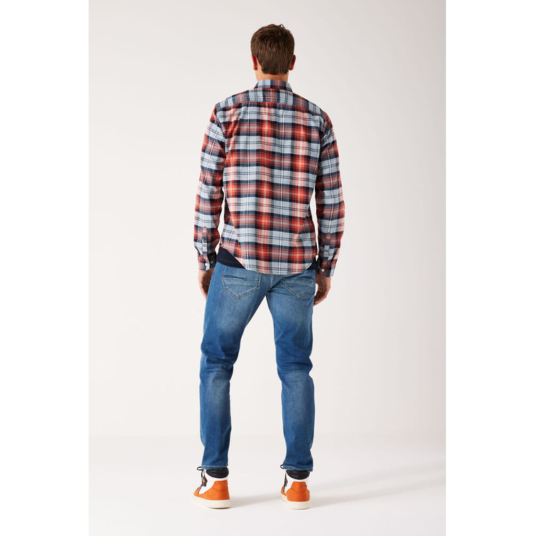 CAMISA ESTAMPADA A CUADROS HOMBRE GARCIA JEANS