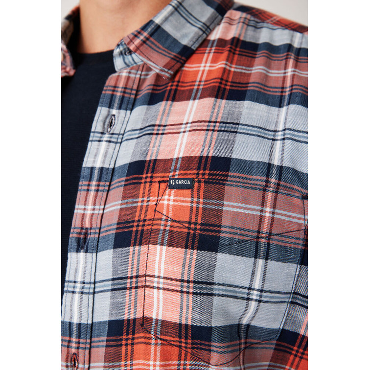 CAMISA ESTAMPADA A CUADROS HOMBRE GARCIA JEANS