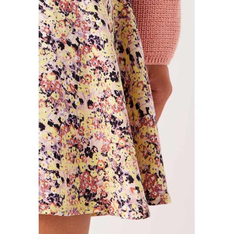 FALDA CON ESTAMPADO FLORAL NIÑA GARCIA JEANS