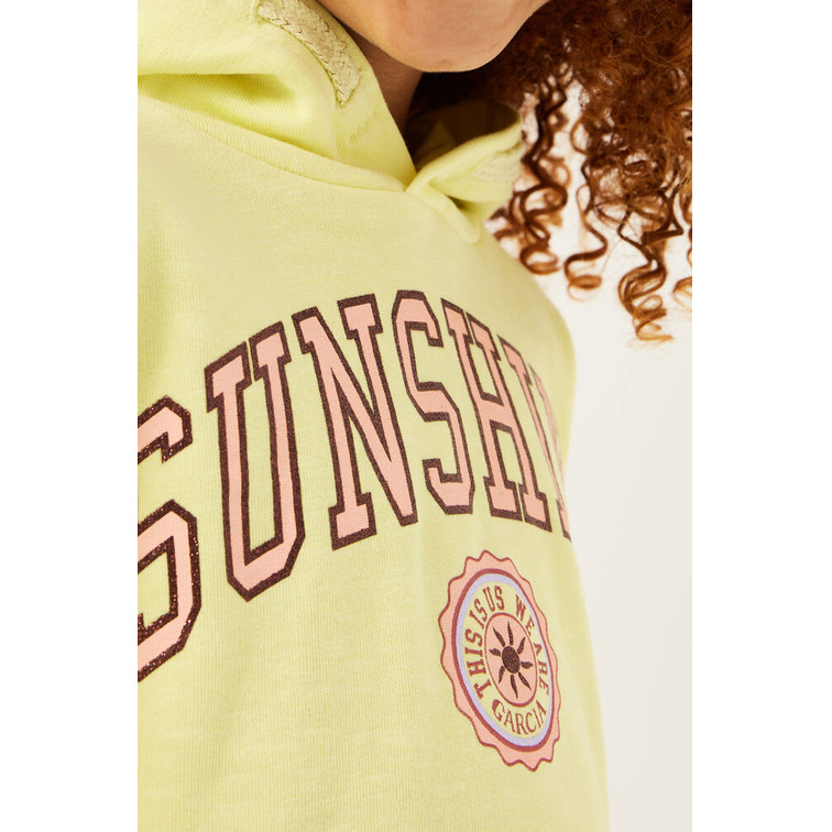 SUDADERA CON CAPUCHA NIÑA GARCIA JEANS