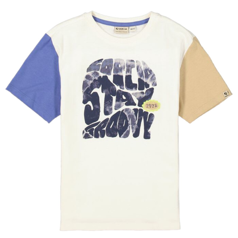 CAMISETA DISEÑO COLORBLOCK NIÑO GARCIA JEANS