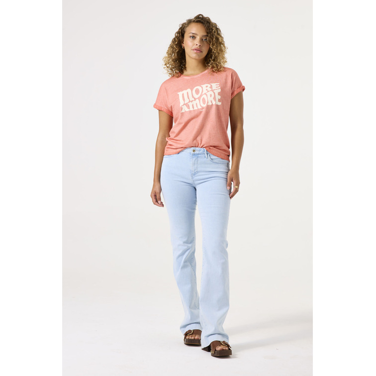 CAMISETA MUJER GARCIA JEANS ESTAMPADO EN PECHO