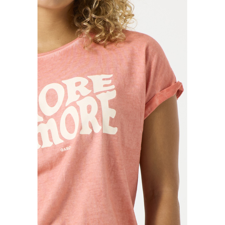 CAMISETA MUJER GARCIA JEANS ESTAMPADO EN PECHO