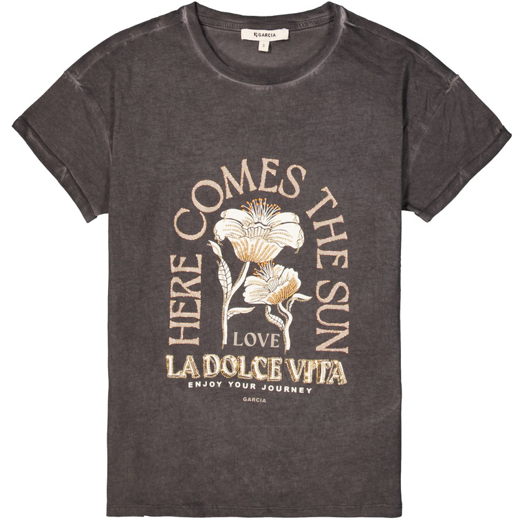 CAMISETA MUJER GARCIA JEANS ESTAMPADO EN PECHO