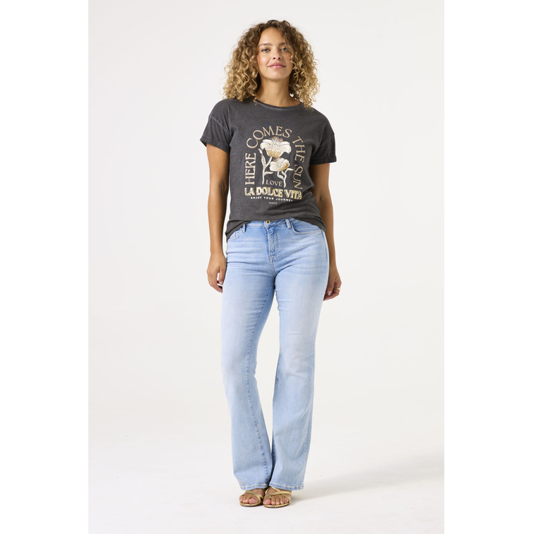 CAMISETA MUJER GARCIA JEANS ESTAMPADO EN PECHO