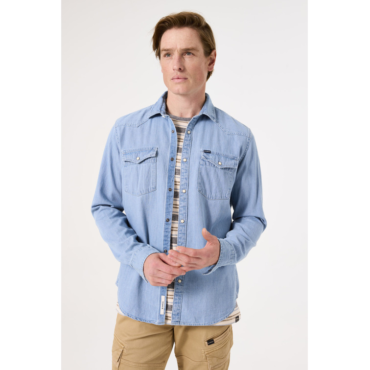 HOMBRE B51085_MEN`S SHIRT LS 6069