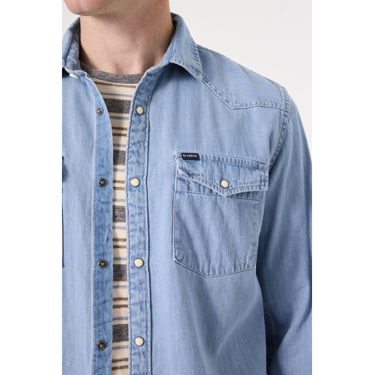HOMBRE B51085_MEN`S SHIRT LS 6069