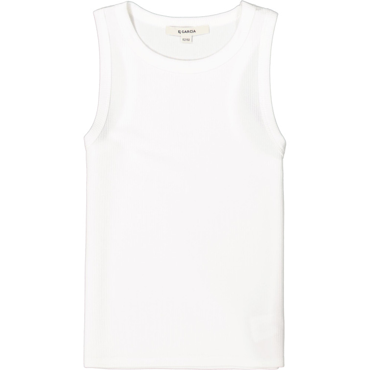 CAMISETA SIN MANGAS NIÑA GARCIA JEANS TEJIDO ACALANADO