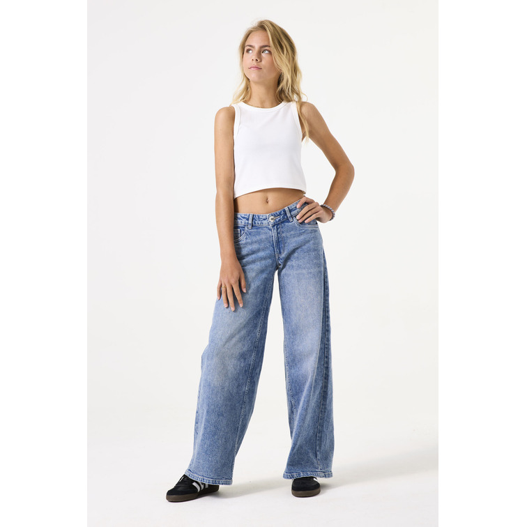 CAMISETA SIN MANGAS NIÑA GARCIA JEANS TEJIDO ACALANADO