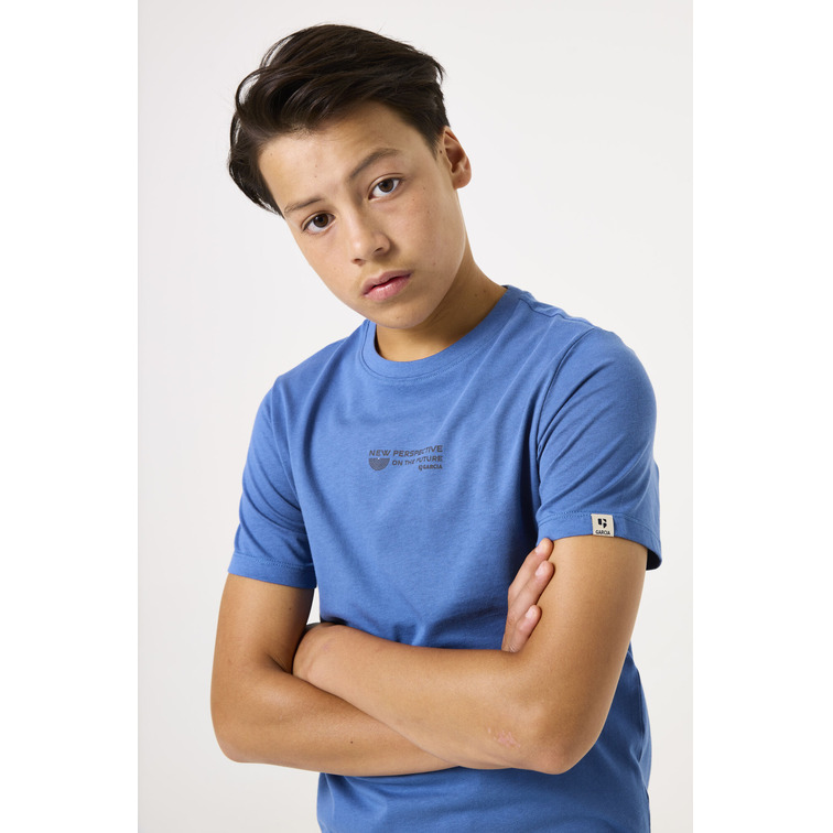 CAMISETA NIÑO GARCIA JEANS ESTAMPADO DELANTERO Y TRASERO