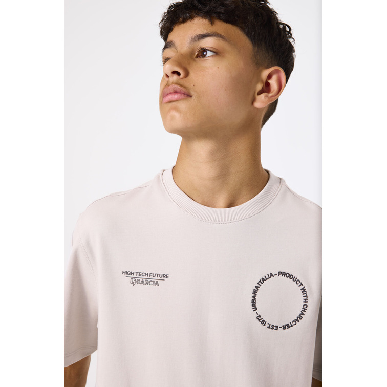 CAMISETA NIÑO GARCIA JEANS ESTAMPADO EN PECHO