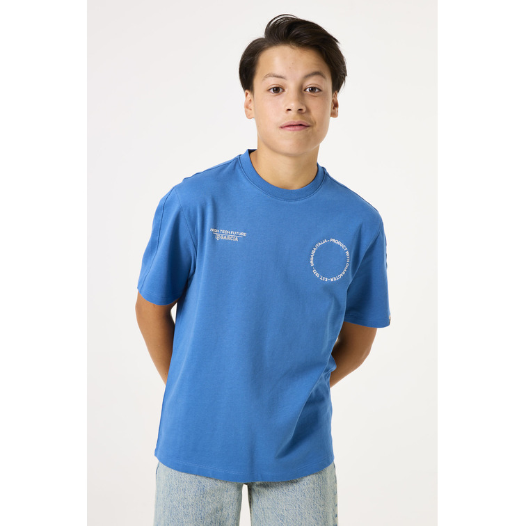CAMISETA NIÑO GARCIA JEANS ESTAMPADO EN PECHO