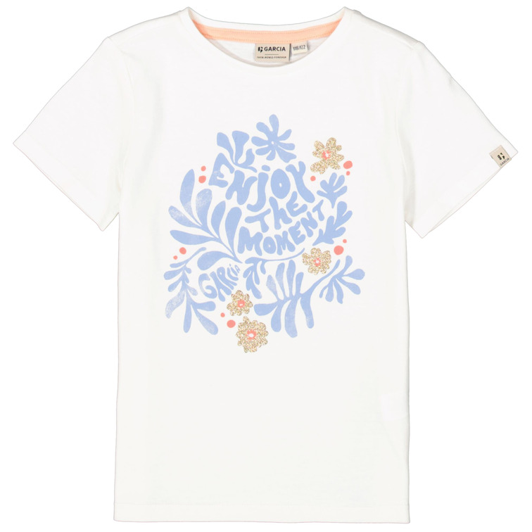 CAMISETA NIÑA GARCIA JEANS ESTAMPADO EN PECHO