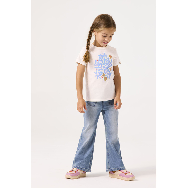 CAMISETA NIÑA GARCIA JEANS ESTAMPADO EN PECHO