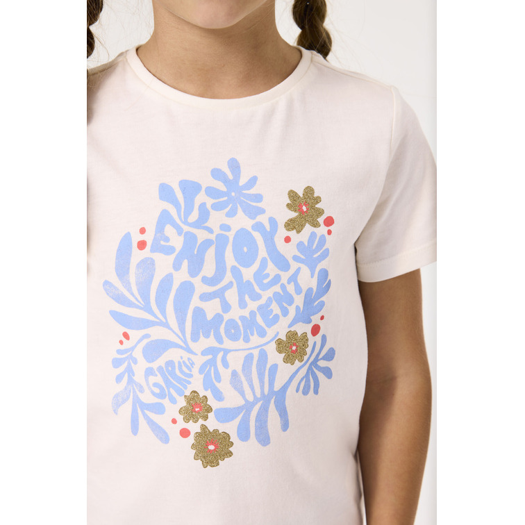 CAMISETA NIÑA GARCIA JEANS ESTAMPADO EN PECHO