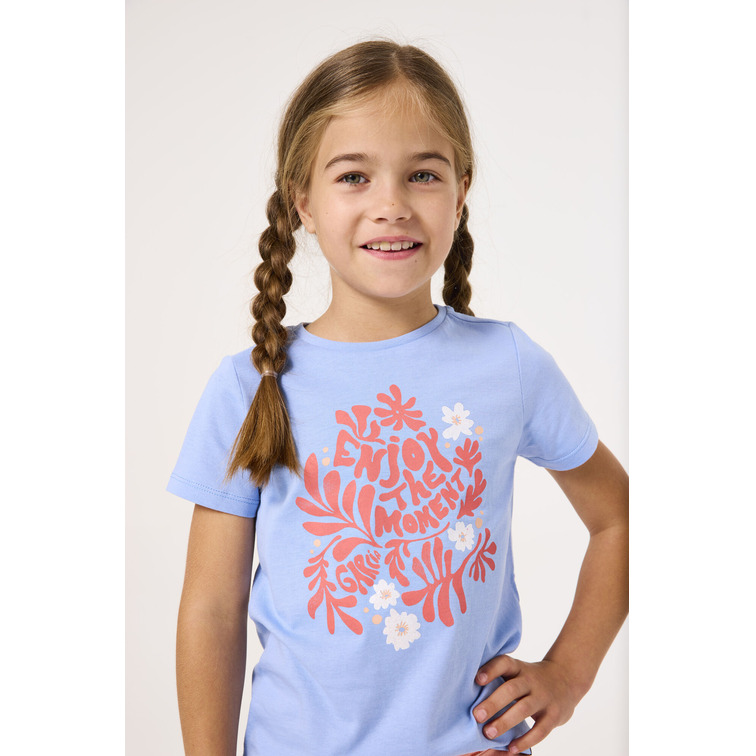 CAMISETA NIÑA GARCIA JEANS ESTAMPADO EN PECHO