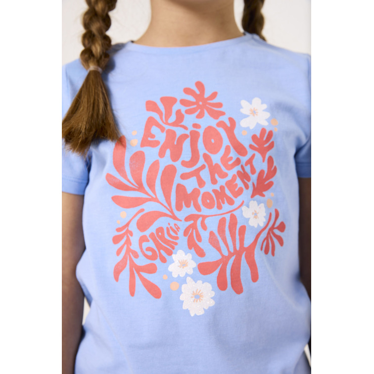 CAMISETA NIÑA GARCIA JEANS ESTAMPADO EN PECHO