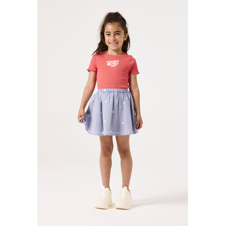 CAMISETA NIÑA GARCIA JEANS CON VOLANTES