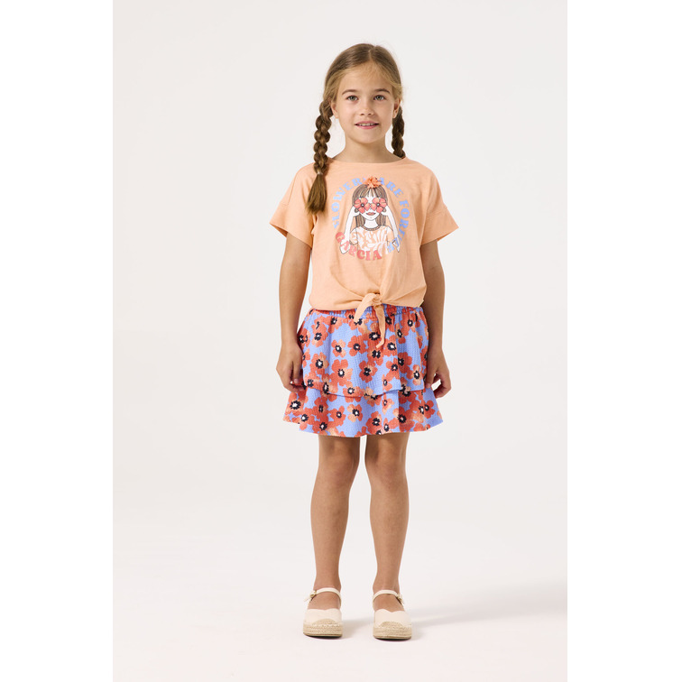 CAMISETA NIÑA GARCIA JEANS DETALLE LAZO