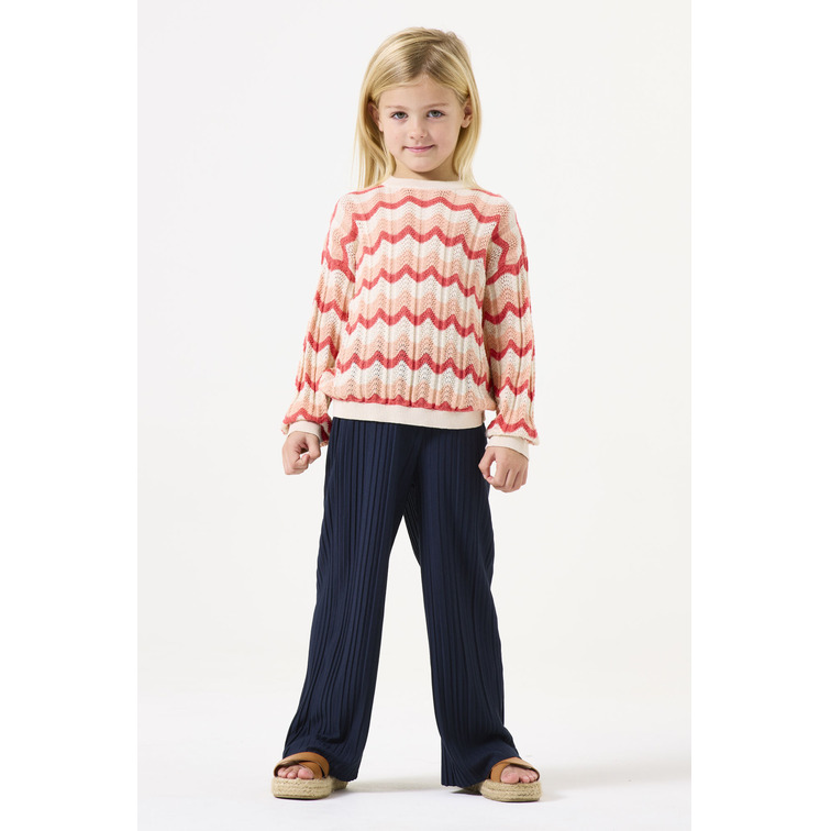 PANTALON PLISADO NIÑA GARCIA JEANS CON CINTURA ELASTICA